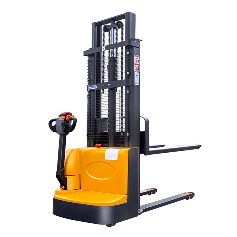 Vollelektrischer Schreitstapler